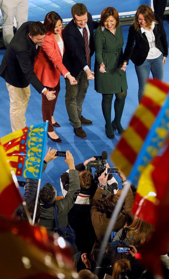 Fotos: Pablo Casado presenta a los candidatos a la alcaldía de Valencia, Alicante y Castellón