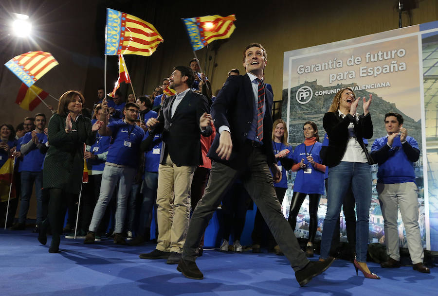 Fotos: Pablo Casado presenta a los candidatos a la alcaldía de Valencia, Alicante y Castellón