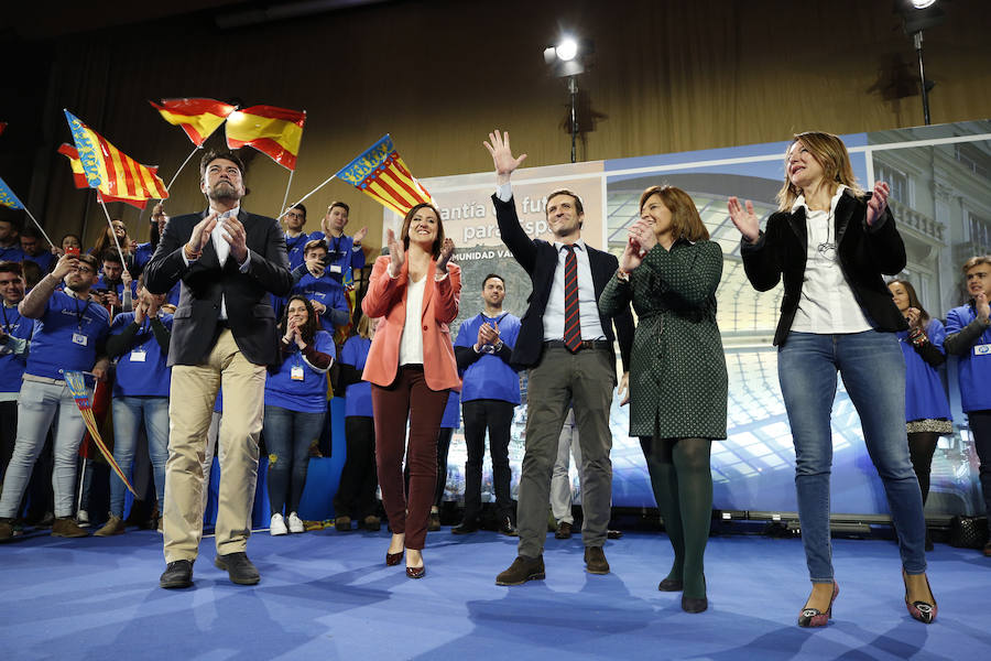 Fotos: Pablo Casado presenta a los candidatos a la alcaldía de Valencia, Alicante y Castellón