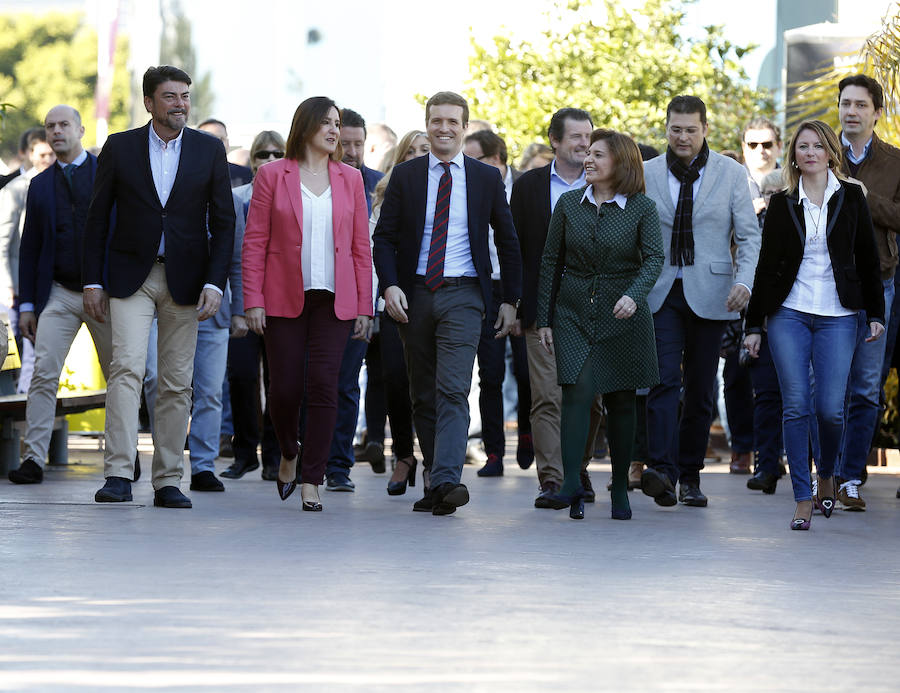 Fotos: Pablo Casado presenta a los candidatos a la alcaldía de Valencia, Alicante y Castellón