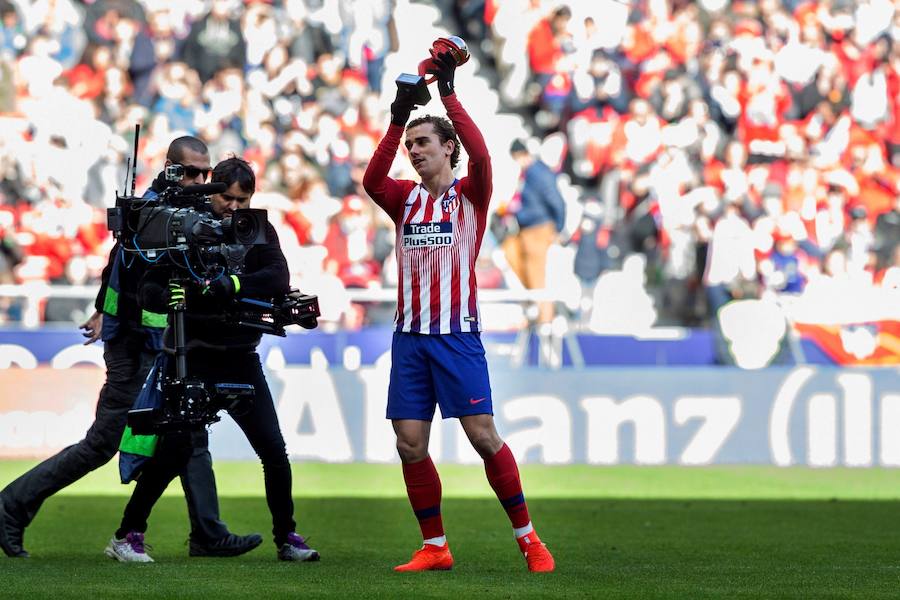 El partido de la jornada 19 de LaLiga en el Wanda Metropolitano deja estas imágenes de las mejores jugadas