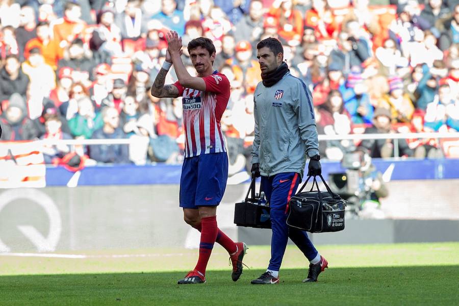 El partido de la jornada 19 de LaLiga en el Wanda Metropolitano deja estas imágenes de las mejores jugadas