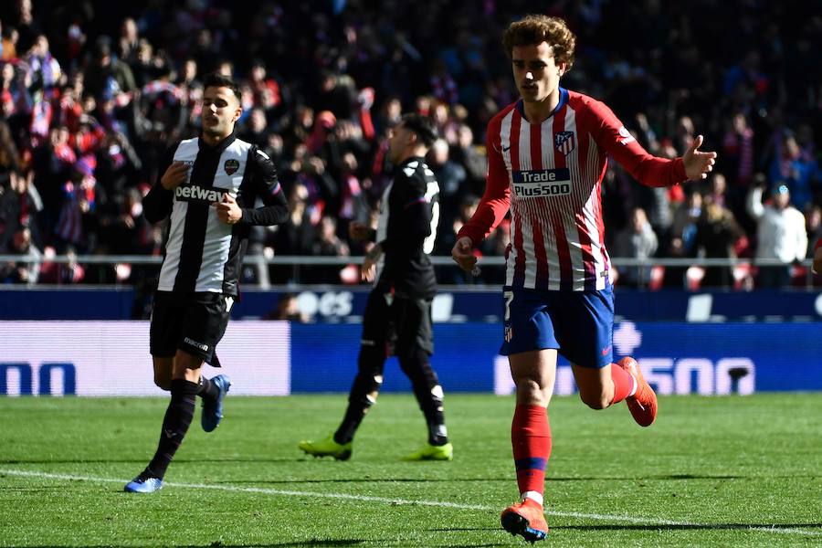 El partido de la jornada 19 de LaLiga en el Wanda Metropolitano deja estas imágenes de las mejores jugadas