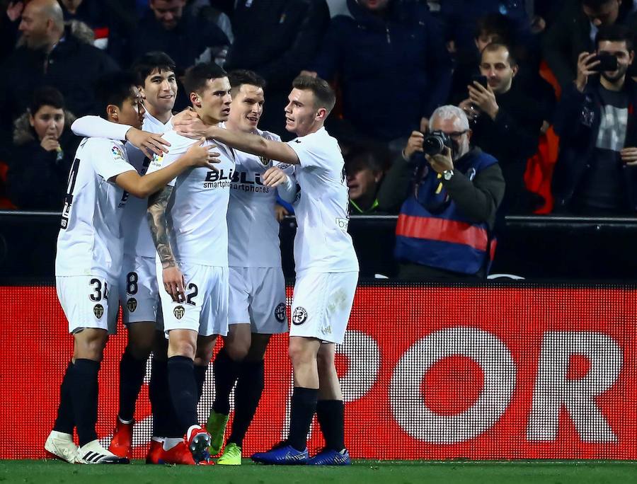 Estas son las imágenes que deja el paso del partido de vuelta de octavos por Mestalla