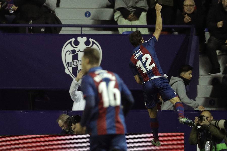 Estas son las imágenes del partido de la jornada 20 de LaLiga en el Ciutat de València