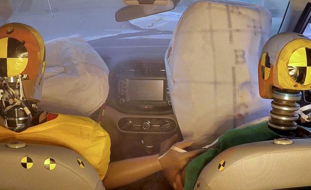 Hyundai desarrolla el primer airbag de colisión múltiple