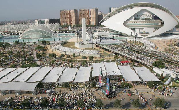 Visita del Papa a Valencia 2006.