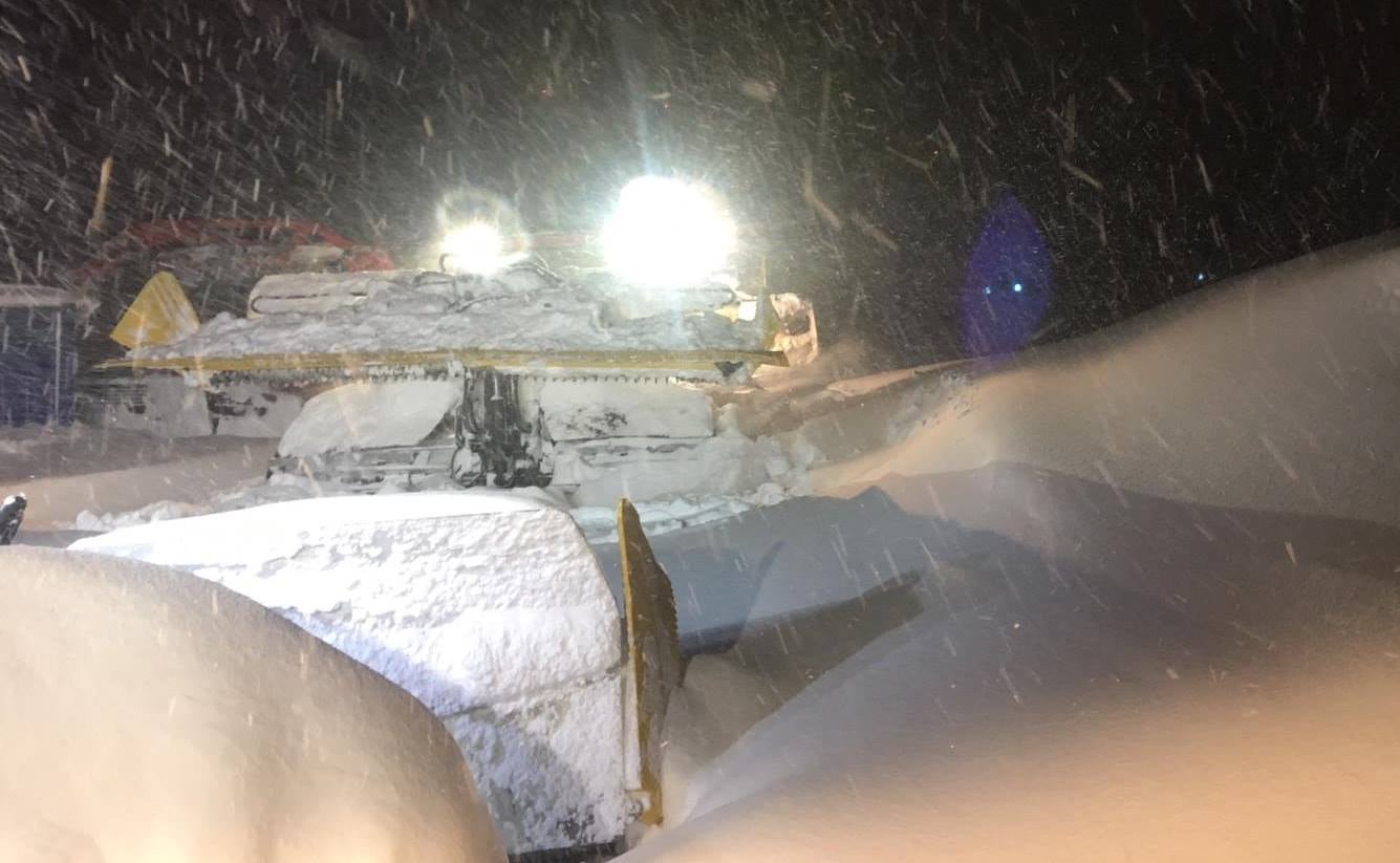 La nieve y las rachas de viento han protagonizado esta semana en algunos centros