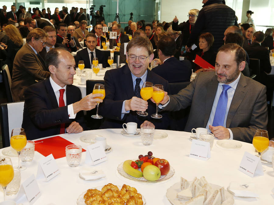 El ministro José Luis Ábalos repasa los proyectos del Ministerio de Fomento en la Comunitat Valenciana.