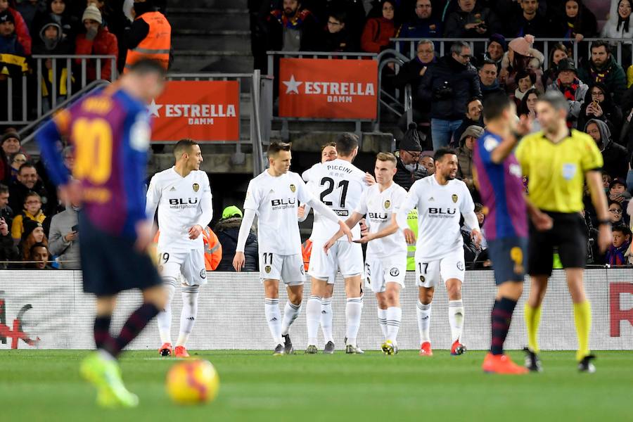 Estas son las imágenes que deja el partido de la jornada 22 de LaLiga en el Camp Nou