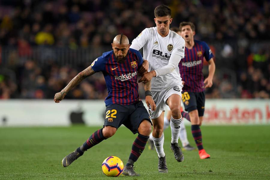 Estas son las imágenes que deja el partido de la jornada 22 de LaLiga en el Camp Nou