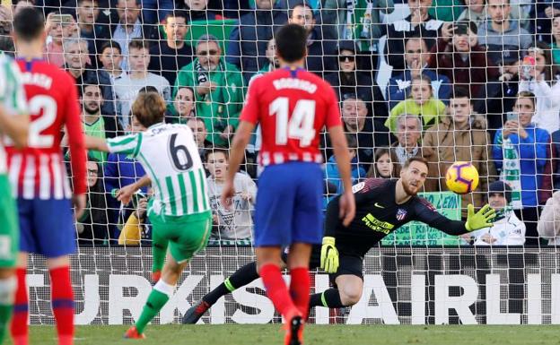 LaLiga Santander (J22). Resumen y gol del Betis 1-0 Atlético de Madrid. 