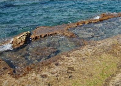 Imagen secundaria 1 - Illeta dels Banyets, en El Campello. Las piscifactorías romanas, en una fotografía de 2013.