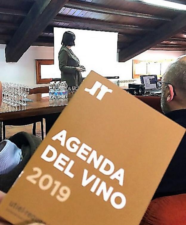 Presentación de la Agenda del Vino. 