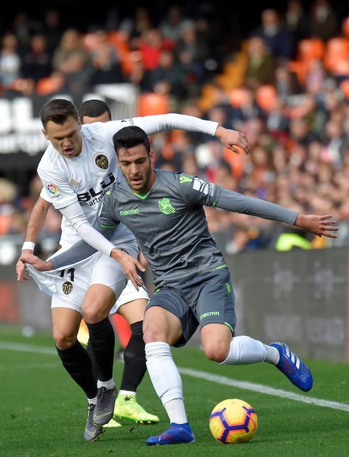 Estas son las imágenes que deja el partido de la jornada 23 de LaLiga en Mestalla