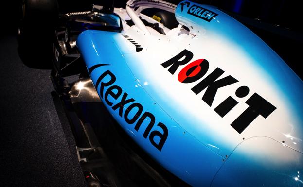 Detalle del coche de Williams para el Mundial 2019.