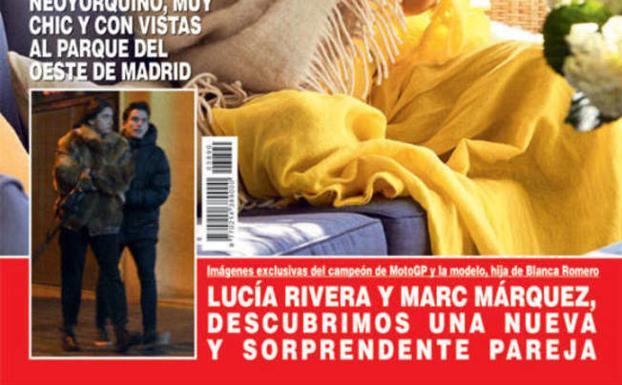 Portada de la revista que ha publicado en exclusiva la posible relación entre Marc Márquez y la modelo Lucia Rivera. 