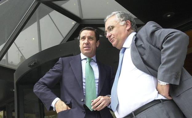 Eduardo Zaplana y Juan Cotino, en una foto de archivo.