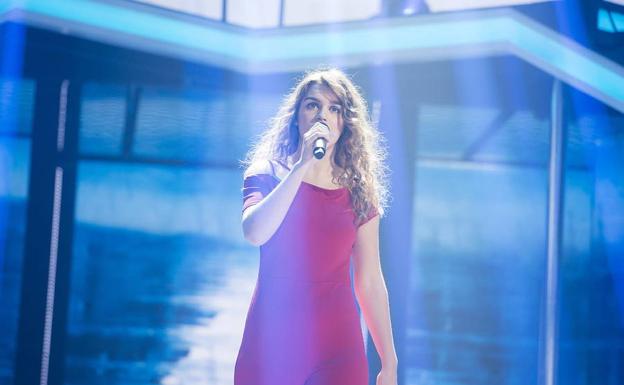 Amaia Romero, ganadora de OT 2017, durante una actuación del programa. 