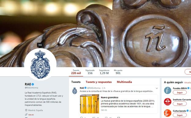 Twitter | El 'zasca' de la RAE: «Hay adjetivos con una sola terminación para masculino y femenino como 'imbécil'»