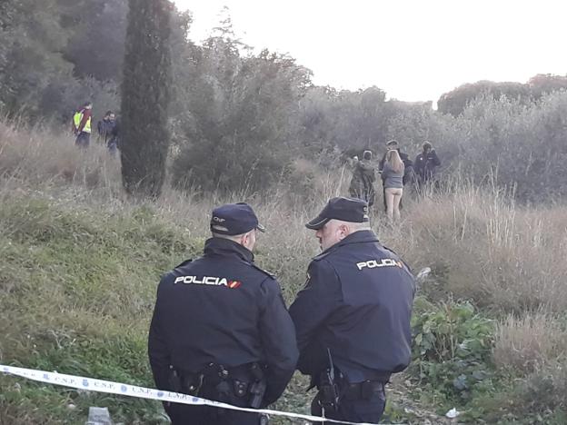 Hallan restos humanos desperdigados cerca del Hospital de la Ribera