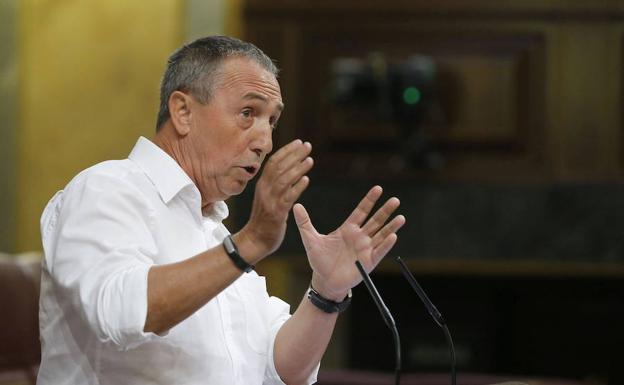 Joan Baldoví, portavoz de Compromís en el Congreso. 