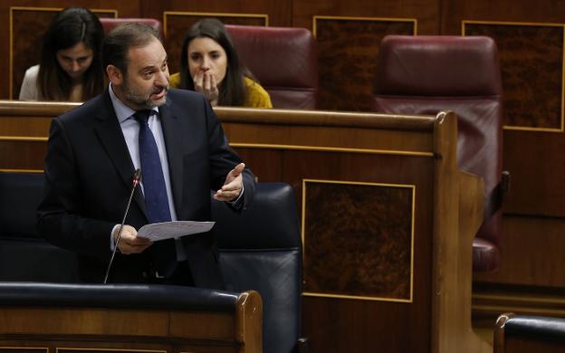 El secretario de Organización del PSOE y ministro de Fomento, José Luis Ábalos. 