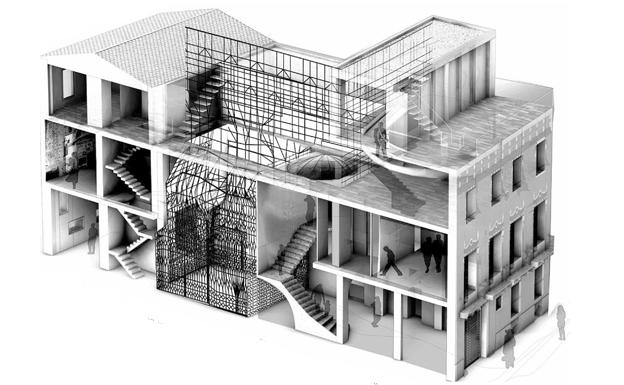 Proyecto del Museo de la Indumentaria con la reforma del arquitecto Vicente Guallart.