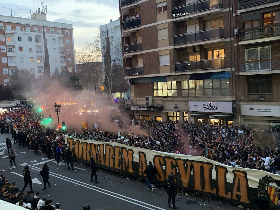 Fotos: La afición del Valencia toma Mestalla en la semifinal de Copa 2019