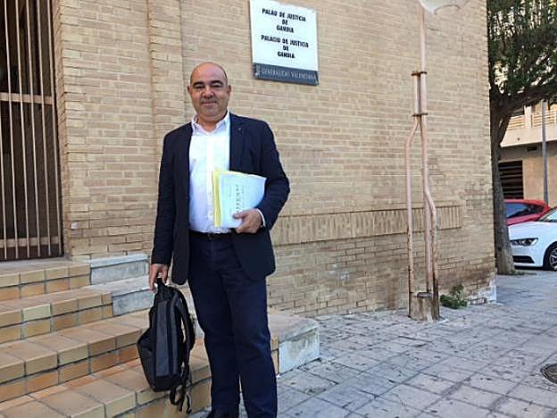 Enric Llorca, el día que se celebró el juicio. 