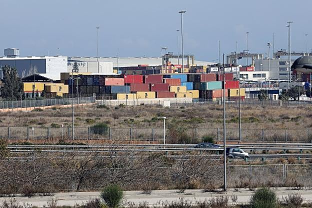 Parte de los solares de la ZAL en La Punta. 