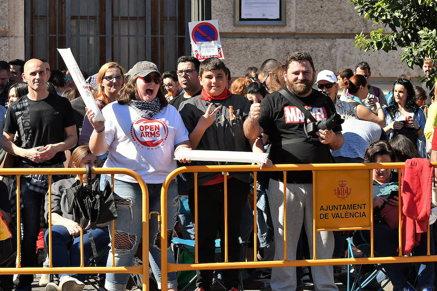 Fotos: Búscate en la mascletà del 3 de marzo de las Fallas de Valencia 2019