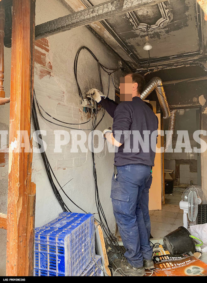 Fotos: Golpe al cultivo de marihuana en Carlet