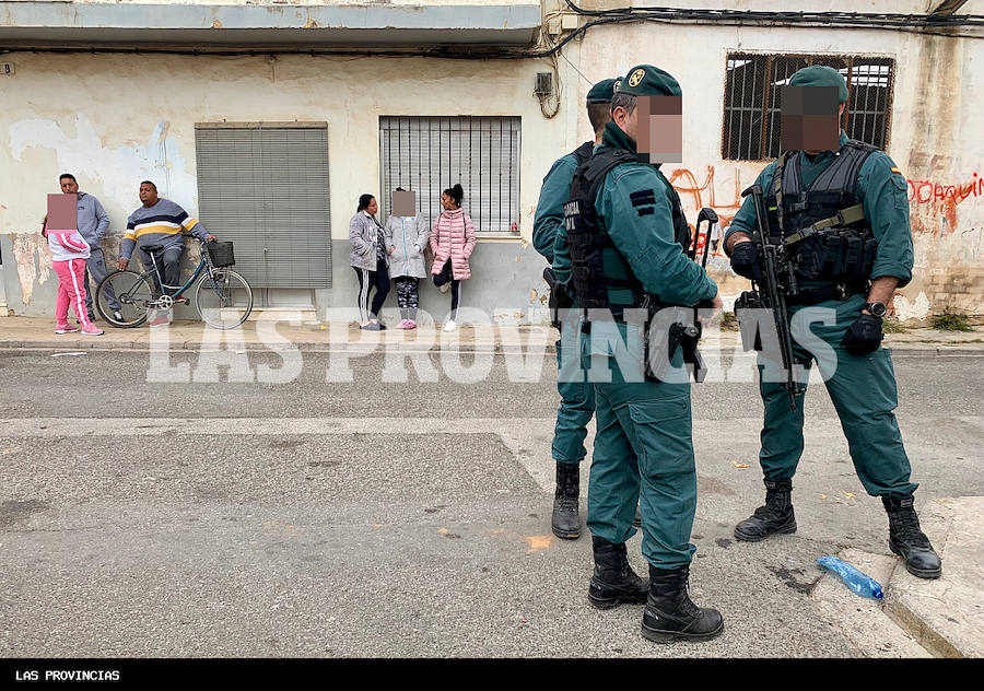 Fotos: Golpe al cultivo de marihuana en Carlet