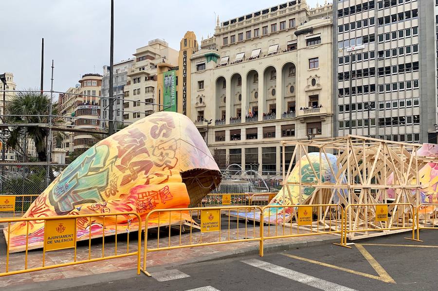 Fotos: Mascletà del 6 de marzo de las Fallas 2019. Porotecnia Pibierzo