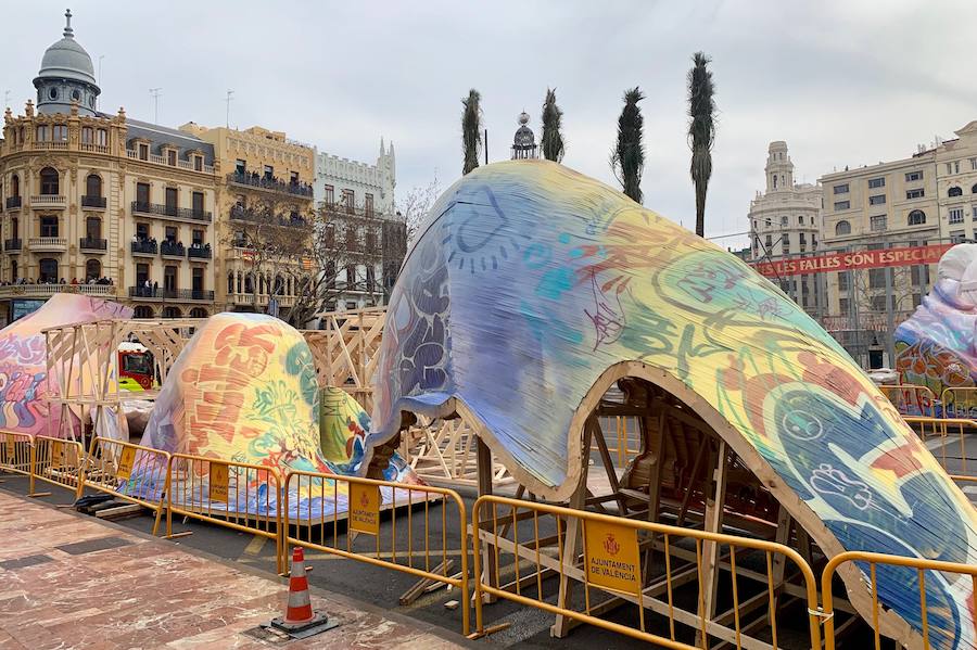 Fotos: Mascletà del 6 de marzo de las Fallas 2019. Porotecnia Pibierzo