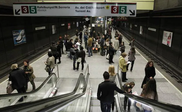 Estación de metro de Colón.