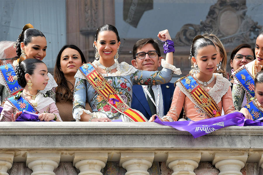 Fotos: Búscate en la mascletà del 8 de marzo de las Fallas 2019