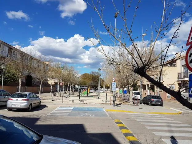 Vista global de la actual plaza Enrique Pérez Badia. 