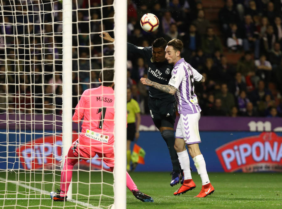 Las mejores imágenes del Real Valladolid-Real Madrid, de la 27ª jornada de Liga. 