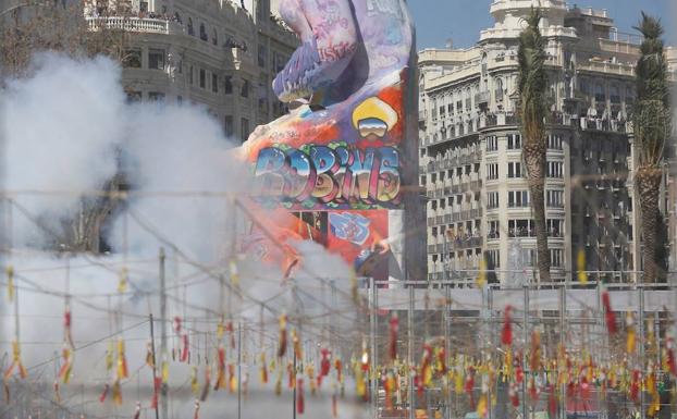 Mascletà de hoy, martes 12 de marzo. 