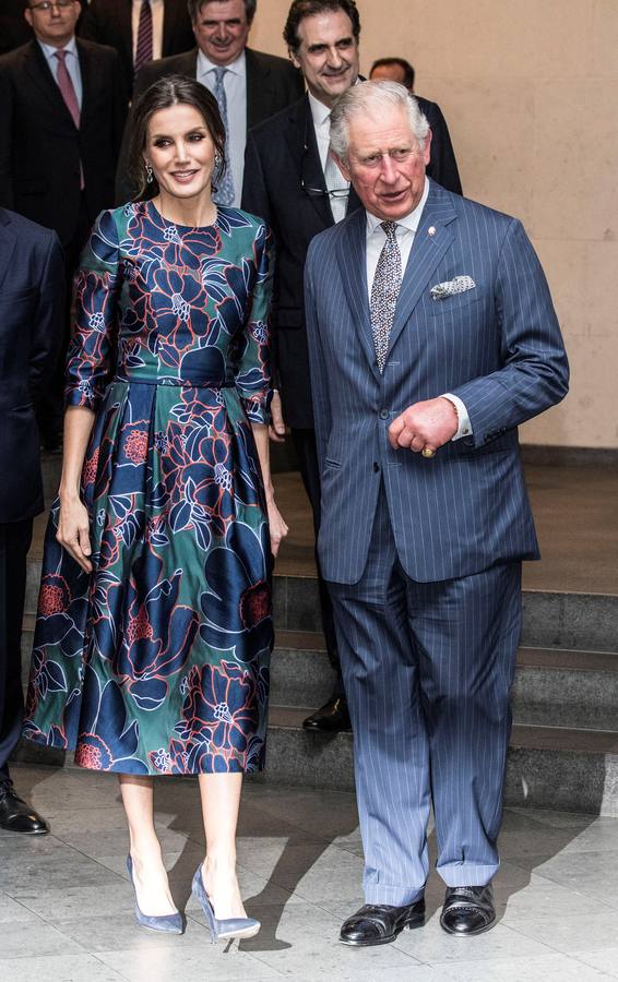 Fotos: La reina Letizia y el príncipe Carlos de Inglaterra inauguran exposición de Sorolla en la National Gallery