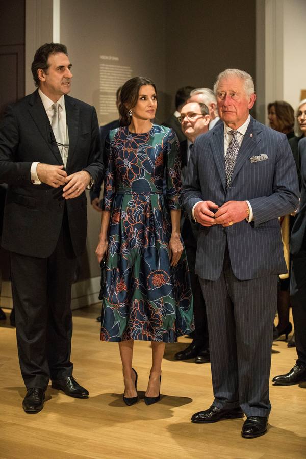 Fotos: La reina Letizia y el príncipe Carlos de Inglaterra inauguran exposición de Sorolla en la National Gallery