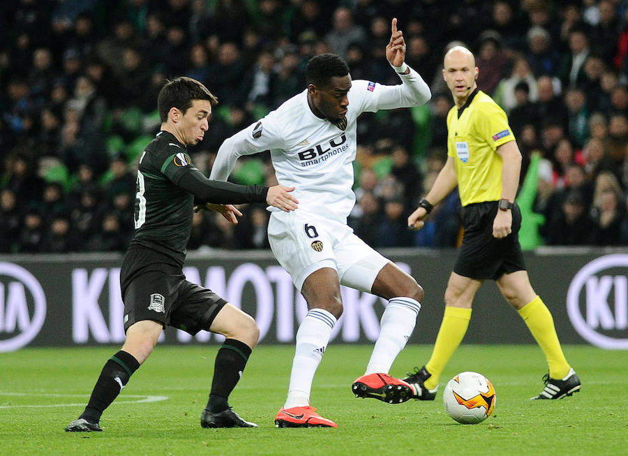 Estas son las fotos que deja el partido de vuelta de octavos de Europa League en el Estadio FC Krasnodar