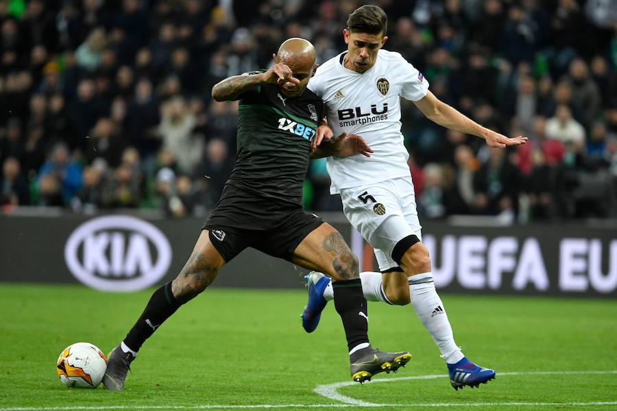 Estas son las fotos que deja el partido de vuelta de octavos de Europa League en el Estadio FC Krasnodar