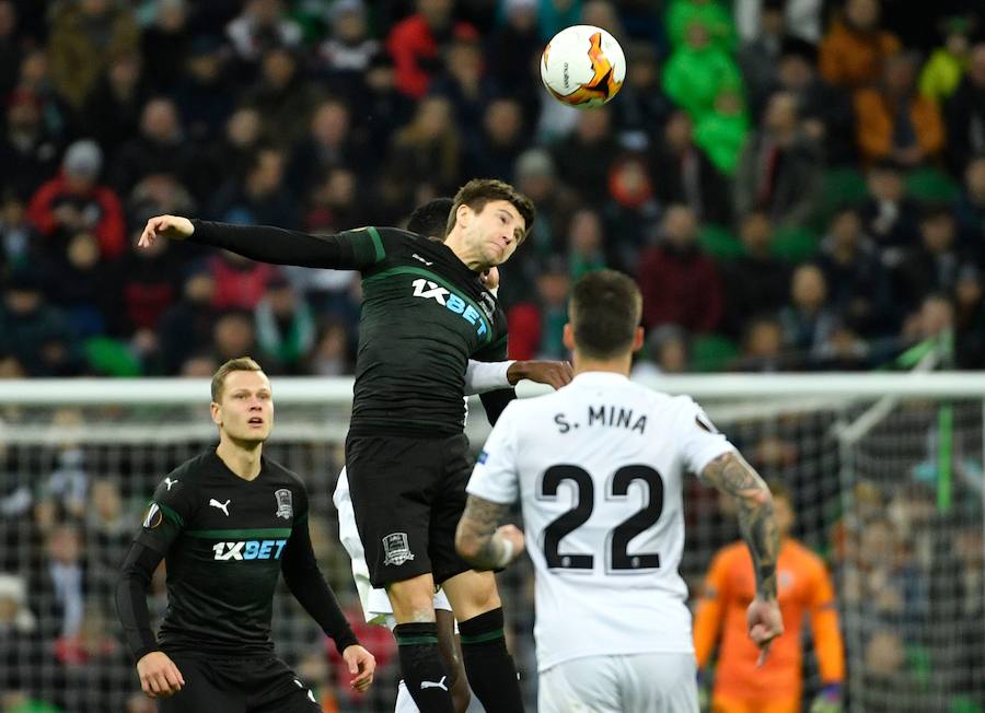 Estas son las fotos que deja el partido de vuelta de octavos de Europa League en el Estadio FC Krasnodar