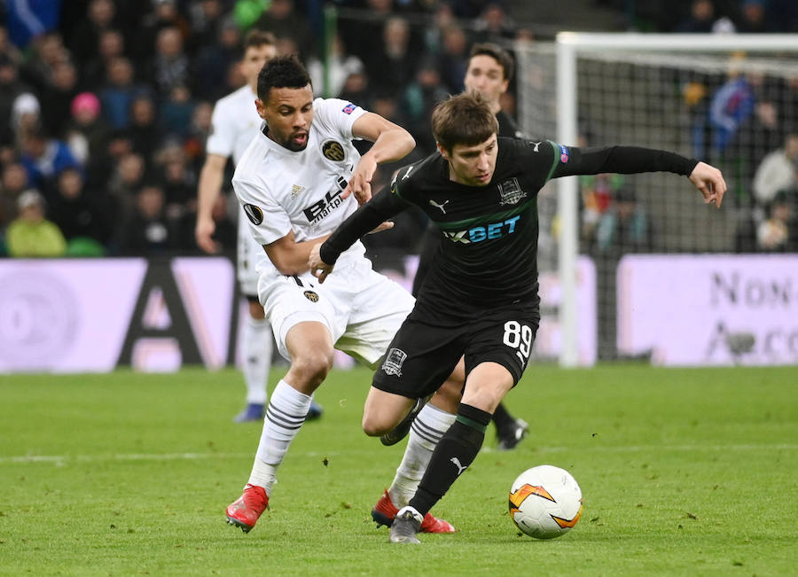 Estas son las fotos que deja el partido de vuelta de octavos de Europa League en el Estadio FC Krasnodar