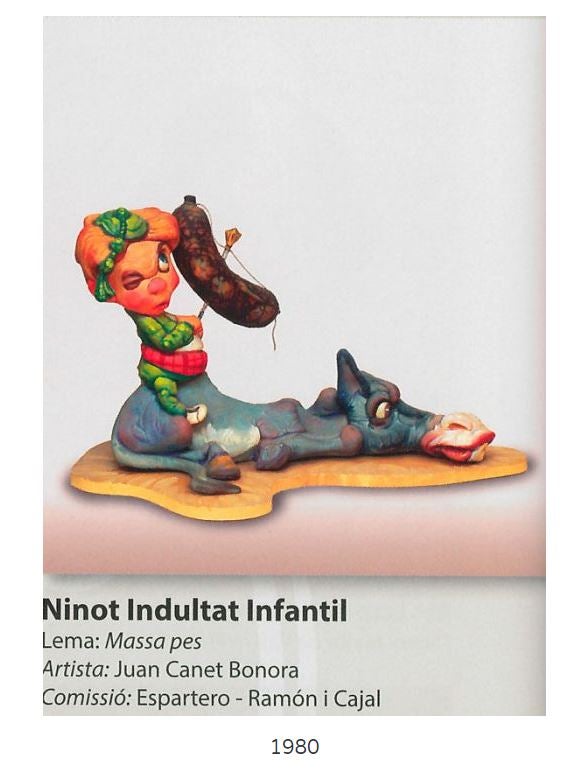 Conoce los ninot indultats infantiles de las Fallas desde 1963 hasta la actualidad. Las fotos de Junta Central Fallera muestran cómo han evolucionado los monumentos que se han salvado del fuego. 