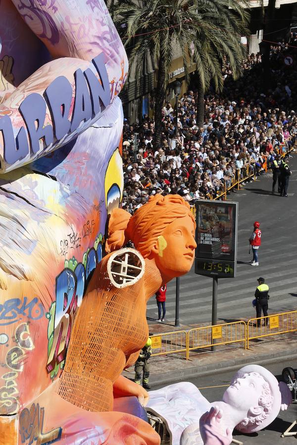 Fotos: Fallas 2019: Mascletà del 14 de marzo. Pirotecnia Turís