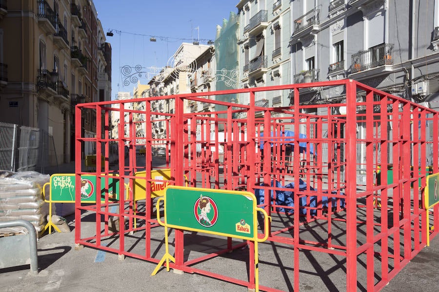 Las principales demarcaciones lucen ya los adelantados trabajos artesanos.